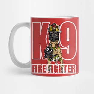 K9 Fire Fighter poster Mug